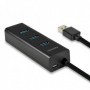 Axago HUE-S2B hub di interfaccia USB 3.2 Gen 1 (3.1 Gen 1) Type-A 5000 Mbit/s Nero (HUE-S2B)