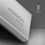 Axagon EEM2-U3C contenitore di unità di archiviazione Box esterno SSD Nero, Grigio M.2 (EEM2-U3C)