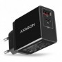 Axagon ACU-PQ22 Caricabatterie per dispositivi mobili Nero Interno (ACU-PQ22)