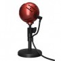 Arozzi Sfera Nero, Rosso Microfono da tavolo (SFERA-RED)