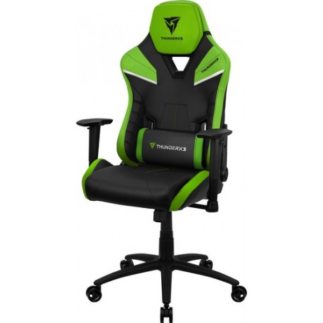 ThunderX3 TC5 Air Tech Sedia per gaming universale Seduta imbottita Nero, Verde (TC5BG)