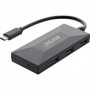 InLine 35398 hub di interfaccia USB 2.0 Type-C 5000 Mbit/s Nero (35398)