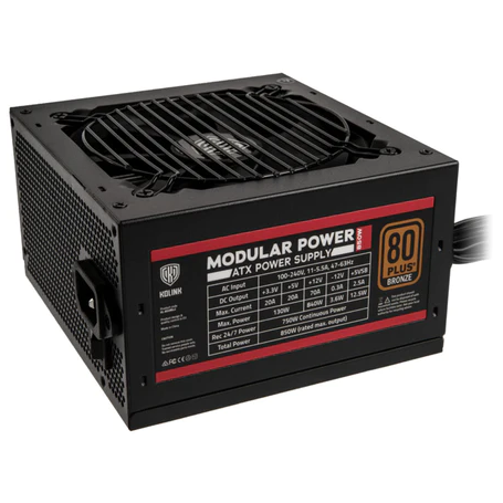Kolink KL-850MV2 alimentatore per computer 850 W 20+4 pin ATX ATX Nero (KL-850MV2)