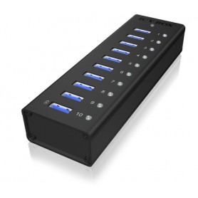 ICY BOX IB-AC6110 USB 3.2 Gen 1 (3.1 Gen 1) Micro-B 5000 Mbit/s Nero (70419)