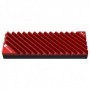 Jonsbo M.2-3 RED ventola per PC Unità allo stato solido Dissipatore Nero, Rosso 1 pz (M.2-3 RED)