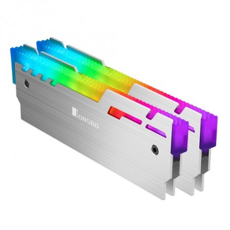 Jonsbo NC-3 ARGB Mddulo di memoria Dissipatore Argento (NC-3 ARGBX2)