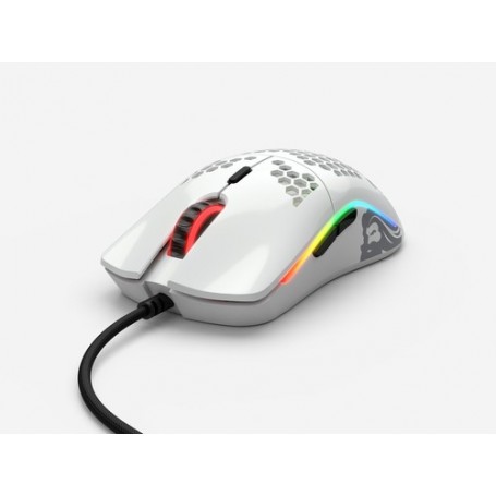 Glorious PC Gaming Race Model O- mouse Mano destra USB tipo A Ottico 3200 DPI (GOM-GWHITE)