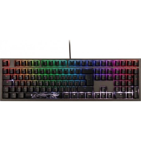 Ducky Shine 7 tastiera USB Tedesco Nero, Grigio (DKSH1808ST-CDEPDAHT1)