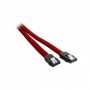 Cablemod ModMesh cavo SATA 0,3 m SATA 7-pin Nero, Rosso (CM-CAB-SATA-N30KR-R)