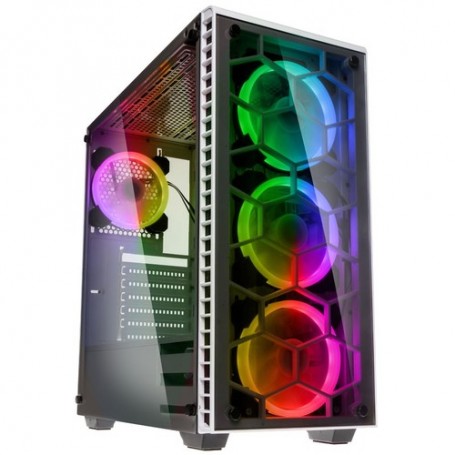 Kolink OBSERVATORY WHITE Midi Tower Nero, Bianco (OBSERVATORY RGB WHITE)