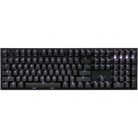 Ducky One 2 White LED tastiera USB Tedesco Nero, Bianco (DKON1808S-CDEPDAZW1)