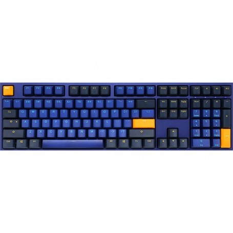 Ducky One 2 Horizon tastiera USB Tedesco Nero, Blu, Giallo (DKON1808-PDEPDZBBH)