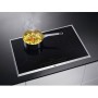 AEG IKB84431XB Piano cottura autonomo a induzione, vetroceramica, telaio in acciaio inox, larghezza 80 cm
