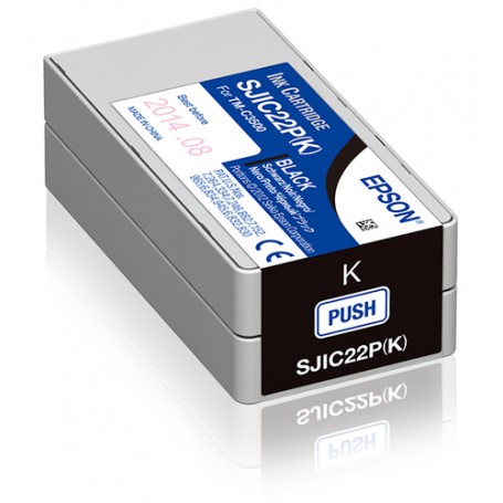 Epson SJIC22P(K) cartuccia d'inchiostro 1 pz Originale Nero