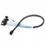 Silverstone CPS05 0,5 m Nero, Blu, Bianco (SST-CPS05)