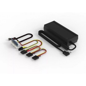 Streacom ST-NANO120 alimentatore per computer 120 W 24-pin ATX Nero, Multicolore (ST-NANO120)