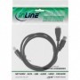 InLine 35420Y cavo USB USB 3.2 Gen 1 (3.1 Gen 1) Micro-USB B 2 x USB A Nero (35420Y)