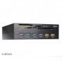Akasa AK-HC-07BK lettore di schede USB 2.0/eSATA Interno Nero (AK-HC-07BK)