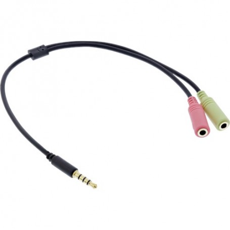 InLine 99302I cavo audio 2 x 3.5mm Nero (99302I)