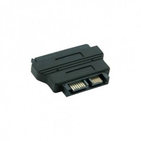 InLine 29612 adattatore per inversione del genere dei cavi SATA male 22-pin (7+15) Nero (29612)