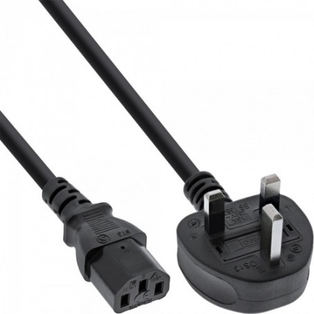 InLine 4043718022748 cavo di alimentazione Nero 1,8 m BS 1363 Accoppiatore C13 (4043718022748)