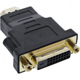 InLine 17670P adattatore per inversione del genere dei cavi DVI-D female Nero (17670P)