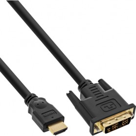 InLine B-17662P cavo e adattatore video HDMI tipo A (Standard) DVI-D Nero