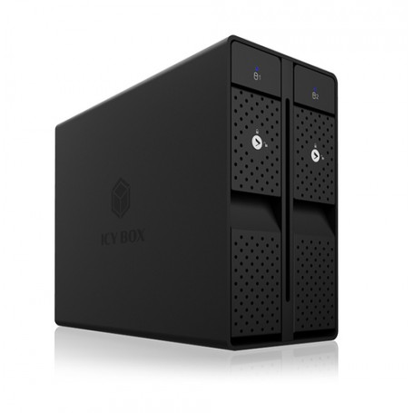 ICY BOX IB-RD3802-C31 Box esterno HDD Nero 3.5"