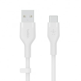 Belkin BOOST↑CHARGE Flex cavo USB 3 m USB 2.0 USB A USB C Bianco