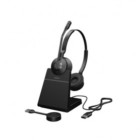 Jabra Engage 55 Auricolare Wireless A Padiglione Ufficio Bluetooth Base di ricarica Nero