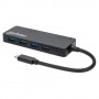Manhattan 164924 hub di interfaccia USB 3.2 Gen 1 (3.1 Gen 1) Type-C 5000 Mbit/s Nero