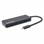 Manhattan 164924 hub di interfaccia USB 3.2 Gen 1 (3.1 Gen 1) Type-C 5000 Mbit/s Nero