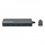 Manhattan 164924 hub di interfaccia USB 3.2 Gen 1 (3.1 Gen 1) Type-C 5000 Mbit/s Nero
