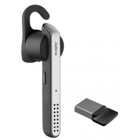 Jabra Stealth UC Auricolare Wireless A clip Musica e Chiamate Micro-USB Bluetooth Nero, Argento