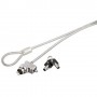 Hama Pull cavo di sicurezza Bianco 1,8 m