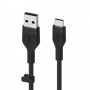 Belkin BOOST↑CHARGE Flex cavo USB 3 m USB 2.0 USB A USB C Nero