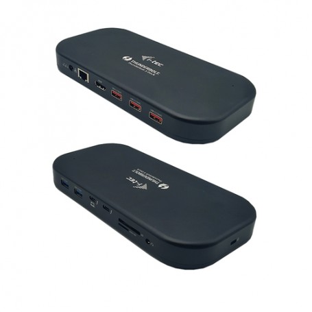 i-tec TB3HDMIDOCKPD replicatore di porte e docking station per notebook Cablato Thunderbolt 3 Nero