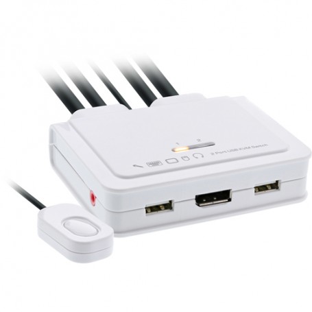 InLine 63614I switch per keyboard-video-mouse (kvm) Nero