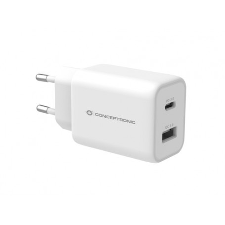 Conceptronic ALTHEA11W Caricabatterie per dispositivi mobili Bianco Interno