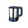 Unold 18018 bollitore elettrico 1,5 L 2200 W Blu, Acciaio inossidabile