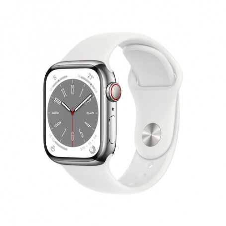 Apple Watch Series 8 OLED 41 mm 4G Argento GPS (satellitare)