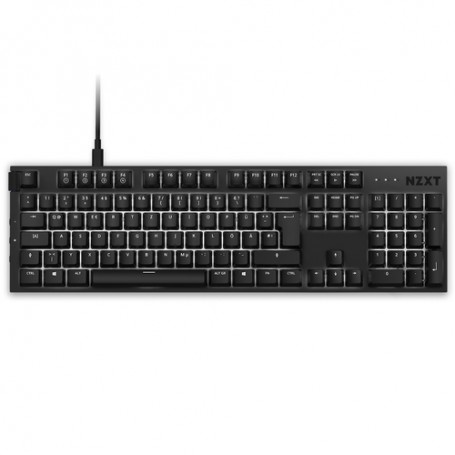 NZXT FUNCTION tastiera USB QWERTZ Tedesco Nero