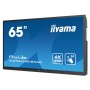 iiyama TE6504MIS-B3AG visualizzatore di messaggi Pannello piatto interattivo 165,1 cm (65") Wi-Fi 400 cd/m² 4K Ultra HD 