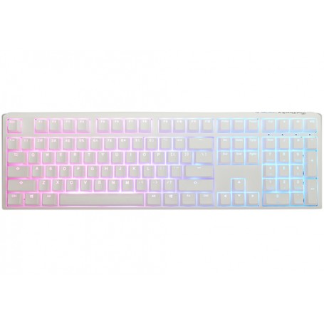 Ducky One 3 Classic Pure White tastiera USB Tedesco Bianco