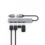 Hama 00200141 hub di interfaccia USB 3.2 Gen 1 (3.1 Gen 1) Type-A 5000 Mbit/s Grigio