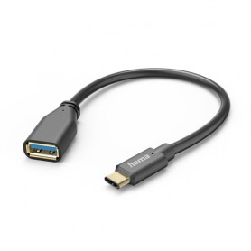 Hama 00125105 cavo USB 0,15 m USB 3.2 Gen 1 (3.1 Gen 1) USB A USB C Nero
