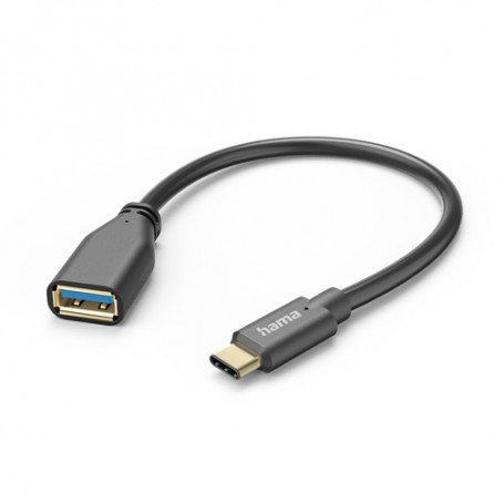 Hama 00125105 cavo USB 0,15 m USB 3.2 Gen 1 (3.1 Gen 1) USB A USB C Nero