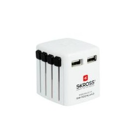 Skross 00215277 adattatore per presa di corrente Bianco