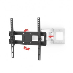 Hama 00118083 Supporto TV a parete 165,1 cm (65") Nero, Bianco