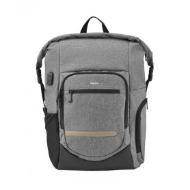 Hama Terra borsa per notebook 39,6 cm (15.6") Zaino Grigio